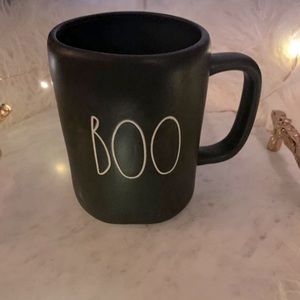 Rae Dunn 2018 Black Boo Mug